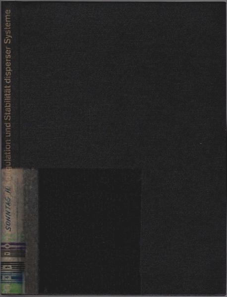 Koagulation und Stabilität disperser Systeme.