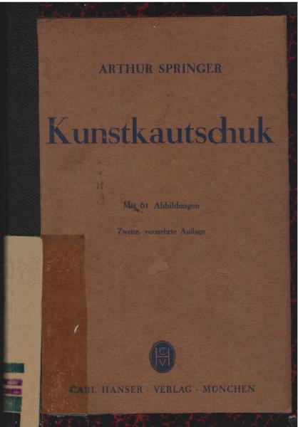 Kunstkautschuk.