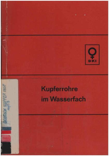 Kupferrohre im Wasserfach