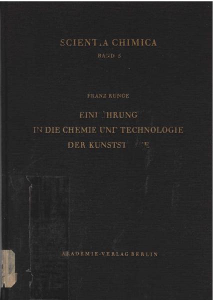 Einführung in die Chemie und Technologie der Kunststoffe.