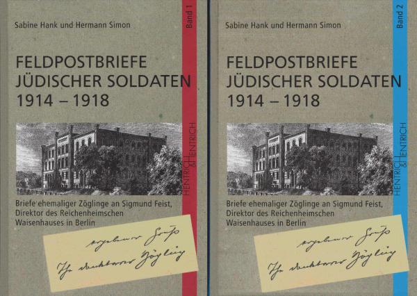 Feldpostbriefe jüdischer Soldaten. 2 Bände.