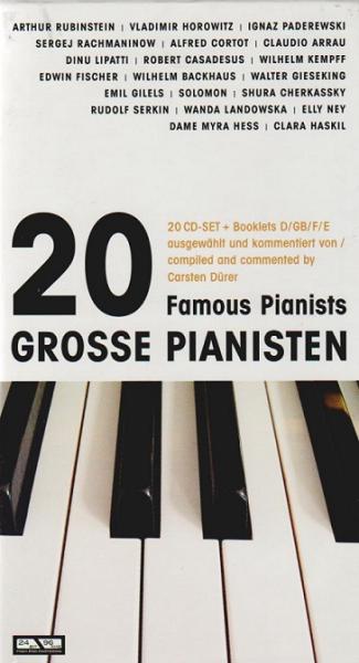 Piano Dürer - 20 Grosse Pianisten, mit Schuber.