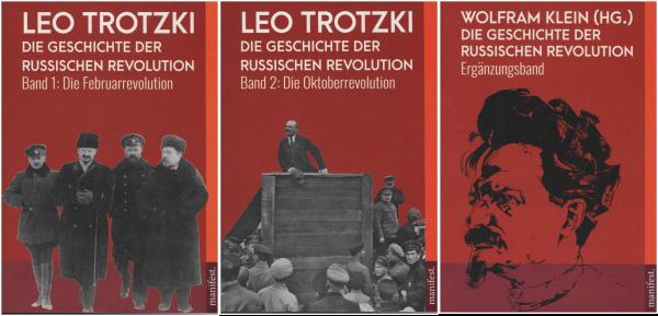 Die Geschichte der Russischen Revolution ; 2 Bände und 1 Ergänzungsband.