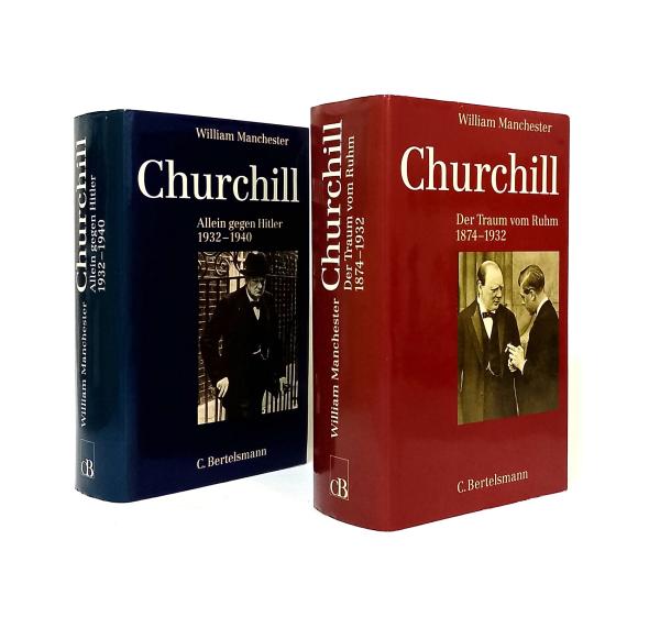 2 Bücher. Winston Churchill. Der Traum vom Ruhm 1874-1932 + Winston Churchill. Allein gegen Hitler 1932-1940