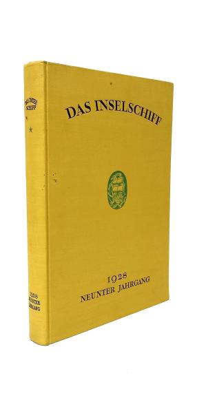 Das Inselschiff. Eine Zeitschrift für die Freunde des Insel-Verlages. 9. Jahrgang