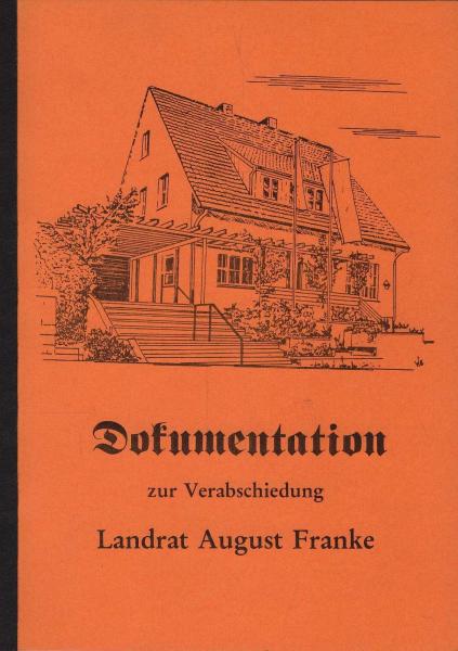 Festakt zur Verabschiedung von Herrn Landrat August Franke aus dem Amt des Landrates des Schwalm-Eder-Kreises : in der Stadthalle in Fritzlar am 5. November 1984.