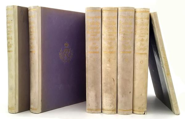 Geschichte Friedrichs des Zweiten genannt Friedrich der Große (6 Bände + Registerband, komplett).