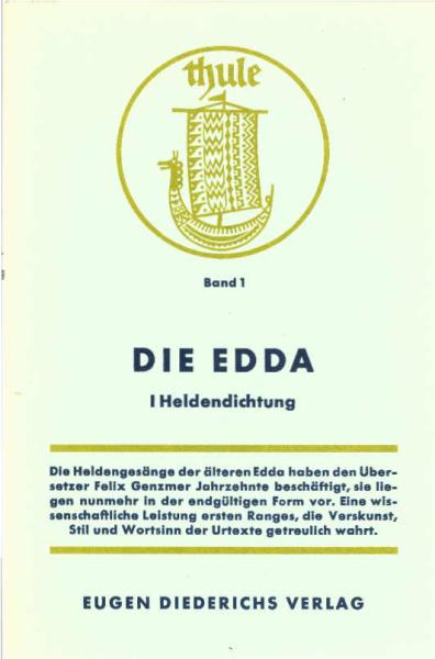 Edda; Teil: Bd. 1., Heldendichtung.