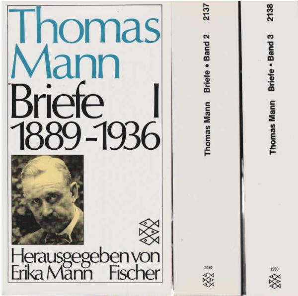 Briefe. 3 Bände. Bd. 1., 1889-1936 ; Bd. 2. 1937-1947; Bd. 3., 1948 - 1955 und Nachlese.