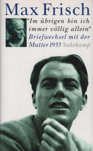 "Im übrigen bin ich immer völlig allein". Briefwechsel mit der Mutter 1933. Eishockeyweltmeisterschaft in Prag. Reisefeuilletons.