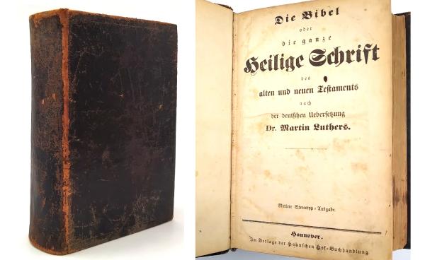 Die Bibel oder die ganze Heilige Schrift des alten und neuen Testaments nach der deutschen Uebersetzung Dr. Martin Luthers.