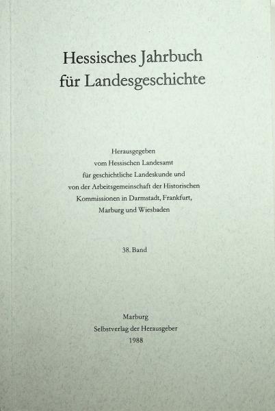 Hessisches Jahrbuch für Landesgeschichte 17. Band (1967).