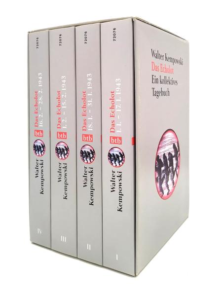 Das Echolot. Ein kollektives Tagebuch. 4 Bände im Schuber