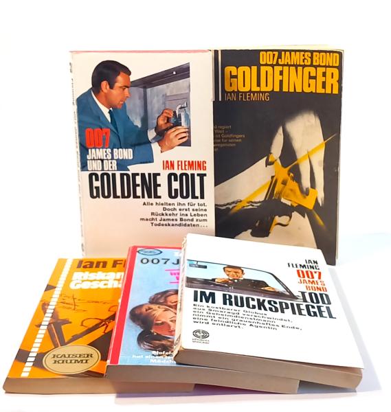Ian Fleming: Konvolut von 5 Kriminalromanen.