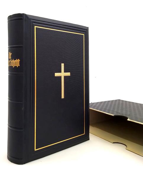 Die Bibel oder die ganze Heilige Schrift des Alten und Neuen Testaments nach der deutschen Übersetzung D. Martin Luthers. Neu durchgesehen nach dem vom Deutschen Evangelischen Kirchenausschuss genehmigten Text. Großoktav-Ausgabe