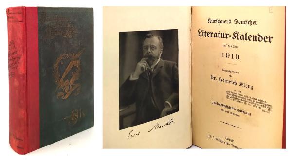 Kürschners Deutscher Literatur-Kalender auf das Jahr 1910. 32. Jahrgang
