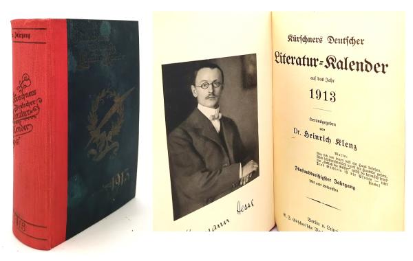 Kürschners Deutscher Literatur-Kalender auf das Jahr 1913. 35. Jahrgang