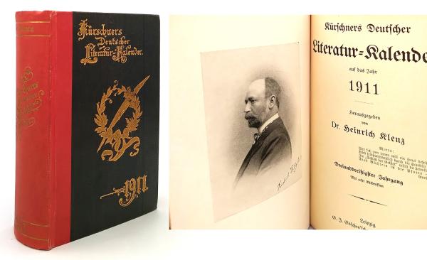 Kürschners Deutscher Literatur-Kalender auf das Jahr 1911. 33. Jahrgang