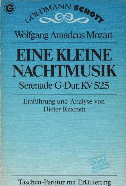 Eine kleine Nachtmusik : Serenade G-Dur, KV 525 ; Taschen-Partitur.