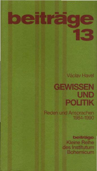 Gewissen und Politik : Reden und Ansprachen 1984 - 1990.