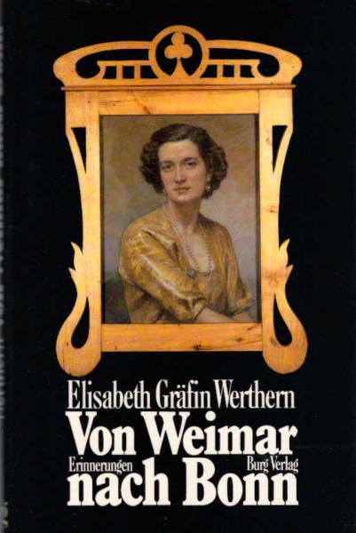 Von Weimar nach Bonn : Erinnerungen.