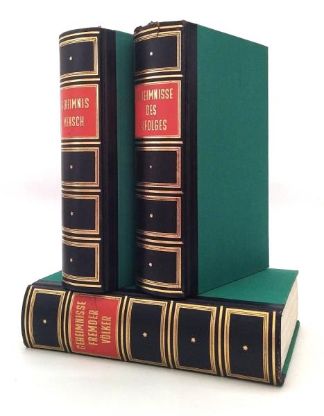3 Bücher: Geheimnisse fremder Völker - Geheimnis Mensch - Geheimnisse des Erfolges