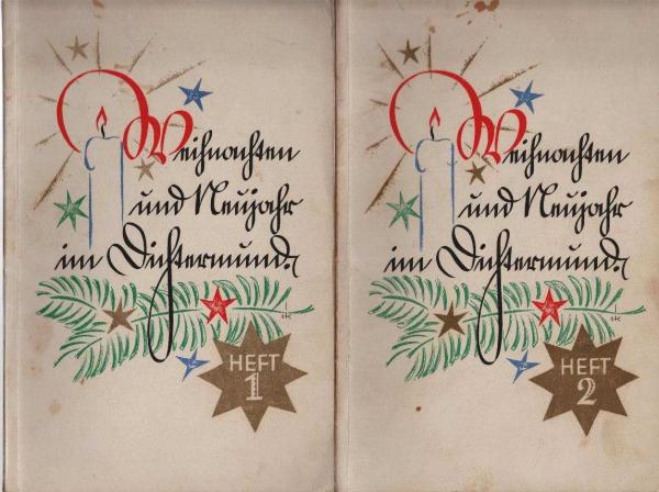 Weihnachten und Neujahr im Dichtermund. Heft 1 + 2