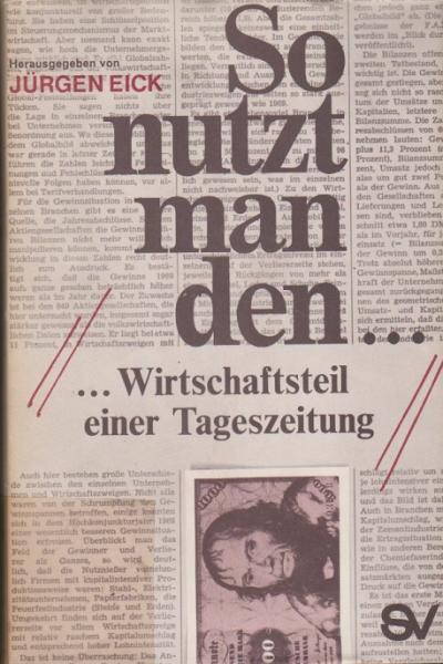 So nutzt man den Wirtschaftsteil einer Tageszeitung.