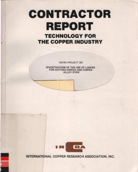Final Report INCRA Project 220. Study of Noise and Vibration Control Apllications of Inramute High Damping Alloy