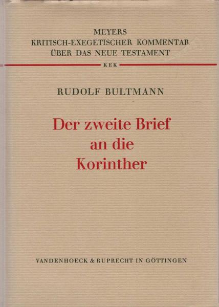 Der zweite Brief an die Korinther.