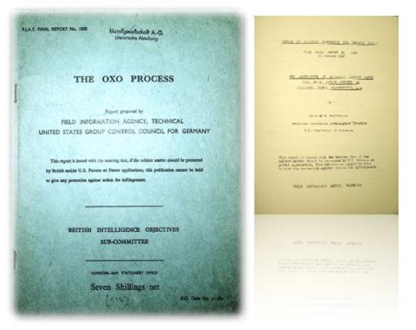 The Oxo Process. Fiat Final Report No. 1000