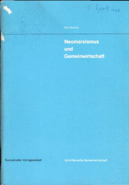 Neomarxismus und Gemeinwirtschaft.