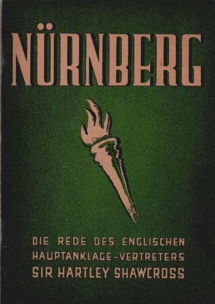 Nürnberg. Die Rede des englischen Hauptanklagevertreters.