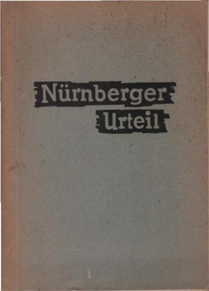 Nürnberger Urteil.