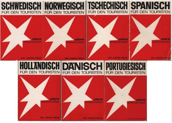 7 x stern Sprachführer für den Touristen: Schwedisch, Norwegisch, Tschechisch, Spanisch, Holländisch, Dänisch, Portugiesisch