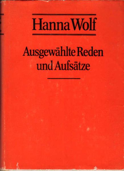 Ausgewählte Reden und Aufsätze.