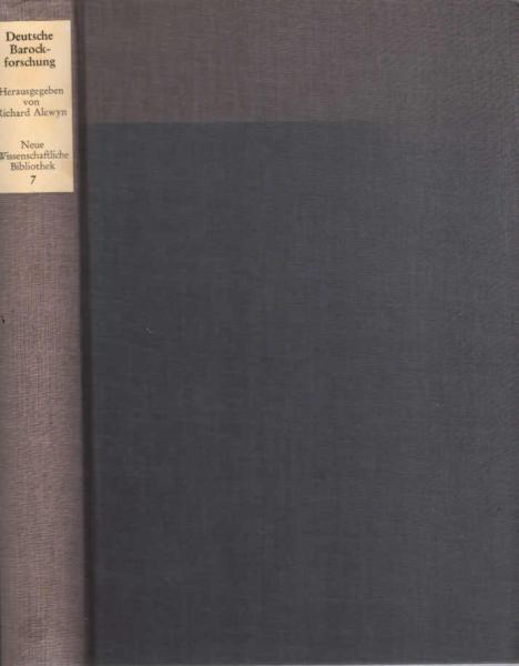 Deutsche Barockforschung : Dokumentation e. Epoche.