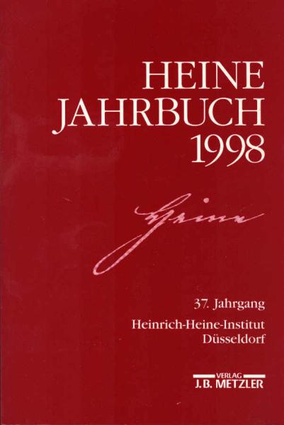 Heine-Jahrbuch. 37. Jahrgang (1988). Heinrich - Heine - Institut, Düsseldorf.