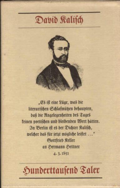 Hunderttausend Taler : Altberliner Possen.