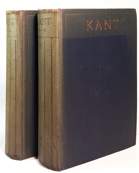 [Werke] ; Immanuel Kants Werke in acht Büchern. 2 Bände.