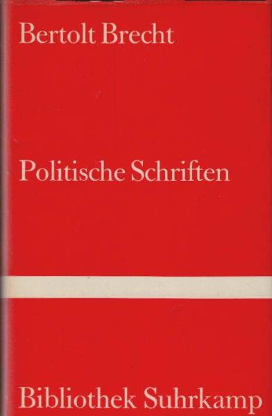 Politische Schriften.