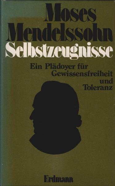Selbstzeugnisse : e. Plädoyer für Gewissensfreiheit u. Toleranz.