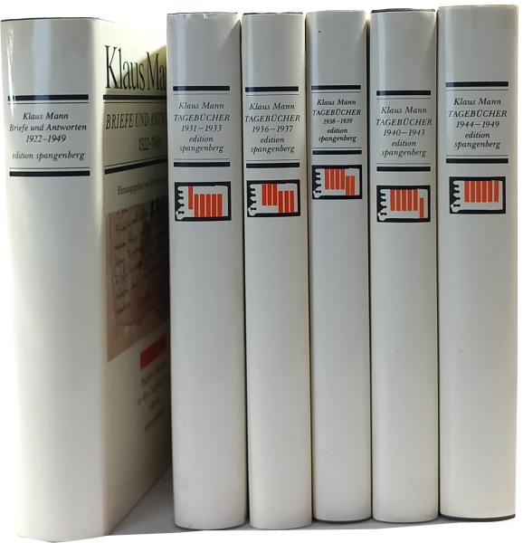 Tagebücher + Begleit-Ausgabe zu den Tagebüchern. [6 von 7 Bänden]