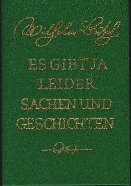 Es gibt ja leider Sachen und Geschichten.