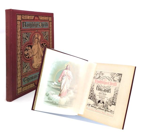 Die Nachfolge Christi von Thomas a Kempis, übersetzt von Albert Werfer mit Originalzeichnungen von Carl Gehrts