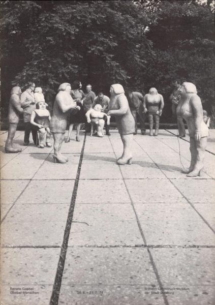 Figuren kleine Objekte plastischer Bilder Transparente Zeichnungen. 28.6. - 21.7.74 Wilhelm-Lehmbruck-Museum der Stadt Duisburg.