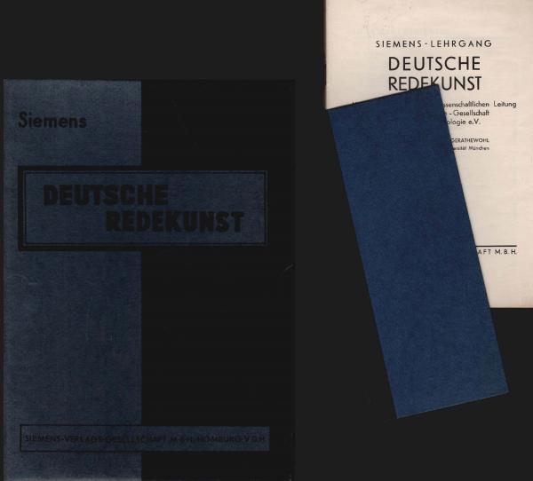 Deutsche Redekunst. Lektionen 1-10.