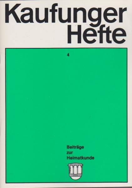 Kaufunger Hefte 4.