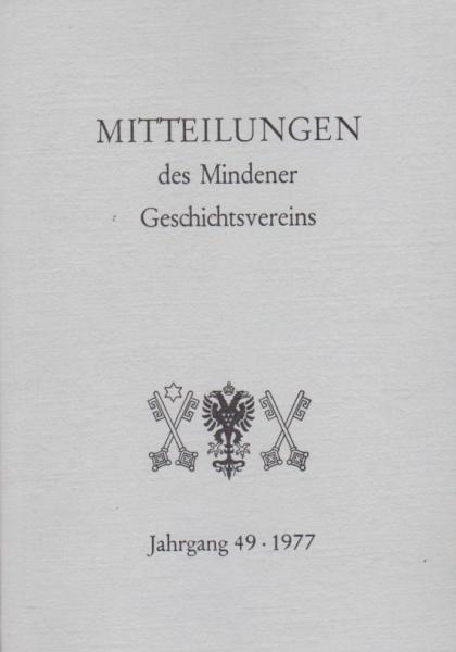Mitteilungen des Mindener Geschichtsvereins, Jg. 49, 1977.