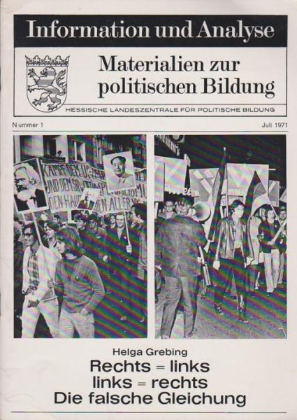 Rechts= [gleich] links, links= [gleich] rechts : die falsche Gleichung.